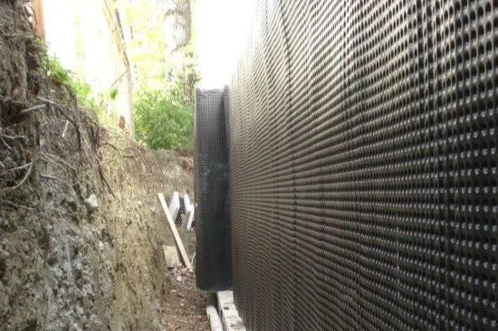 Dranering av suterranghus Hoganas Langarod