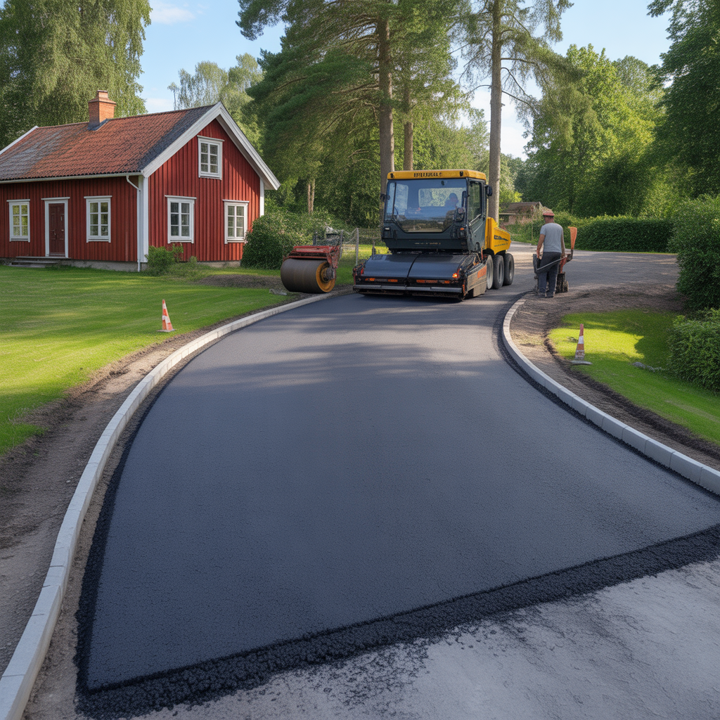 7.Vad kostar det att lagga asfalt pa en stor uppfart